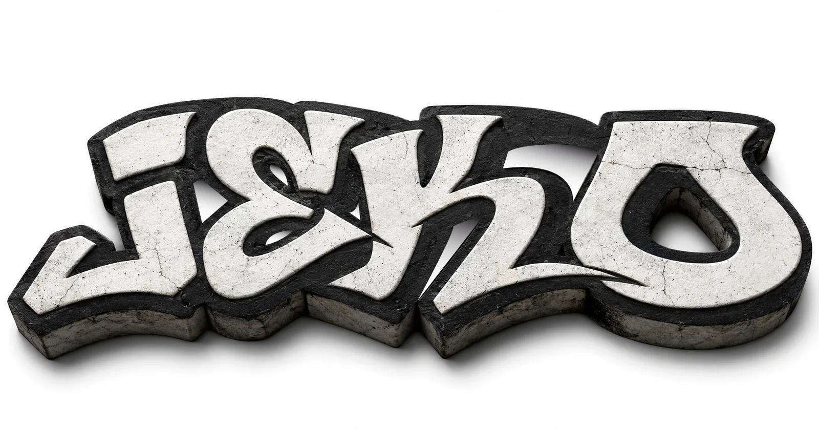 Création graffiti de Jeko, graphiste freelance à Toulouse